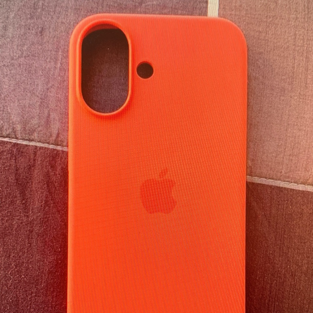 Apple Vibrant Orange iPhone Case